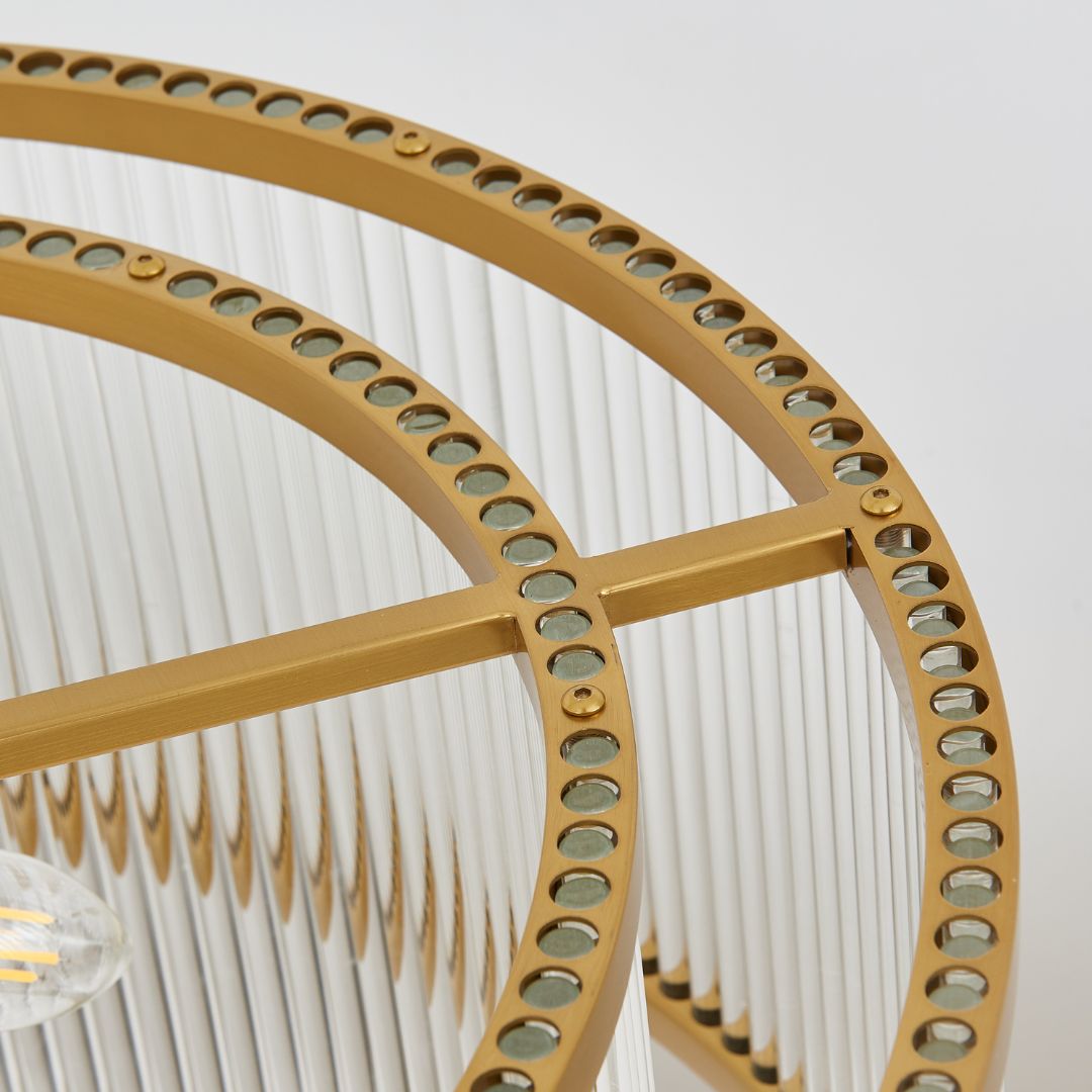 CREMONA ROUND PENDANT LIGHT SATIN BRASS **New Arrival**