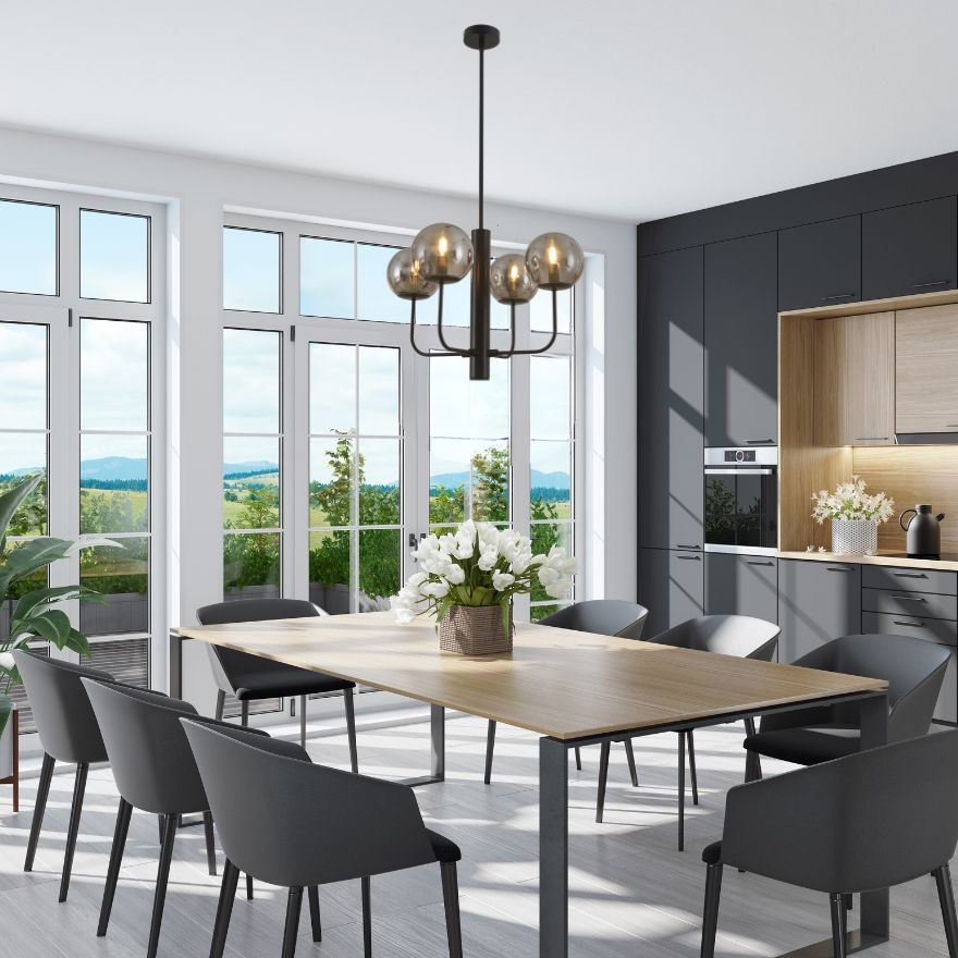 HAMPTON 4 LIGHT PENDANT **New Arrival**