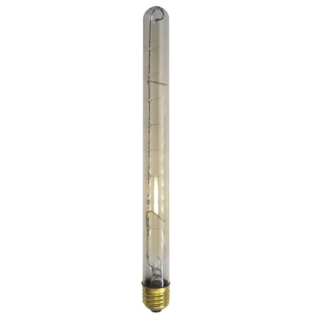 Carbon Filament Globes - Long Tube 300mm - 25 watts - Edison Screw - (E27) - V&M IMPORTS Australia