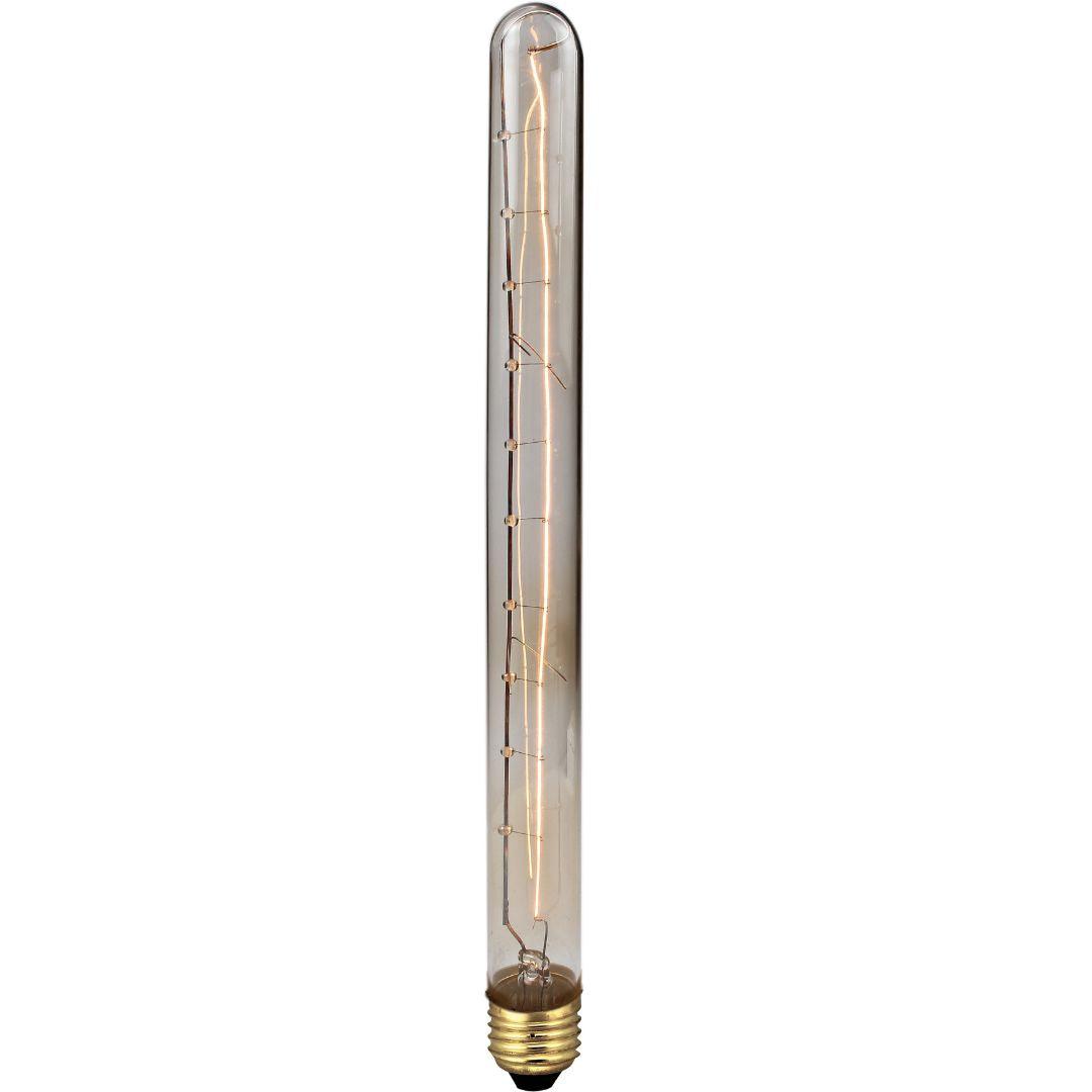 Carbon Filament Globes - Long Tube 300mm - 25 watts - Edison Screw - (E27) - V&M IMPORTS Australia