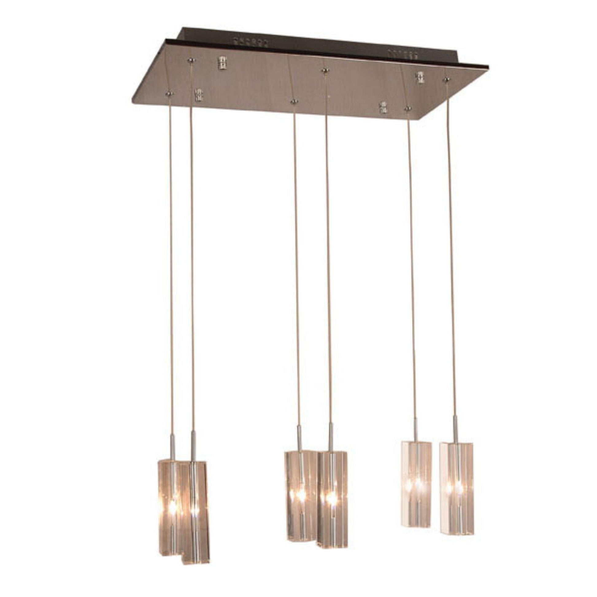 CUBO 6 Light Clear Crystal Low Voltage Pendant - V&M IMPORTS Australia