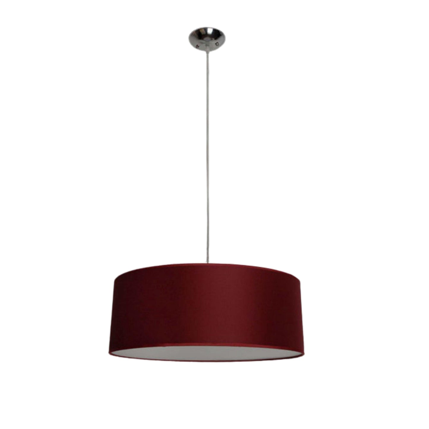 Marco 50cm Burgundy 2 Light Drum Pendant Light - V&M IMPORTS Australia