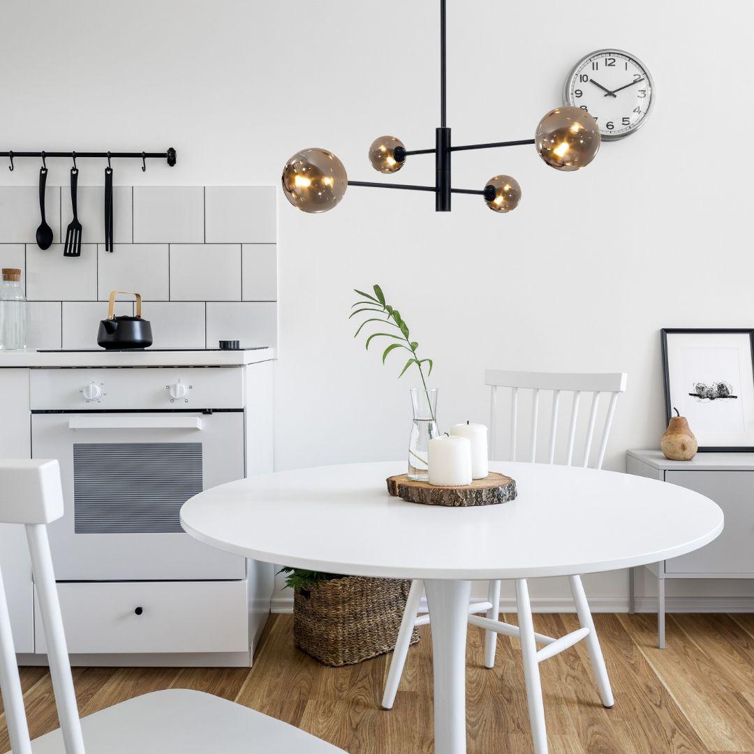 ORBIT Matte Black Pendant Light - 4 Light ** New Arrival ** - V&M IMPORTS Australia