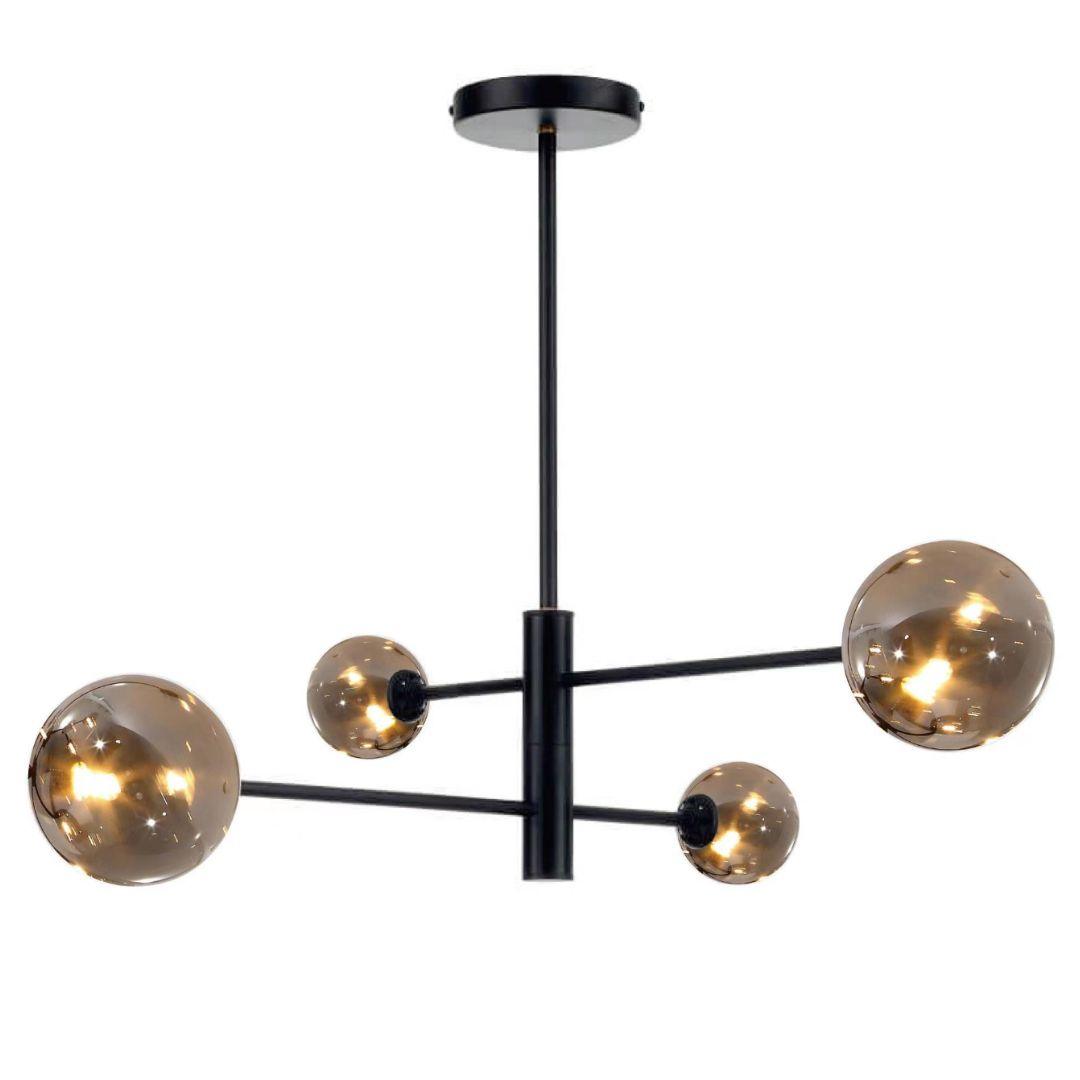 ORBIT Matte Black Pendant Light - 4 Light ** New Arrival ** - V&M IMPORTS Australia