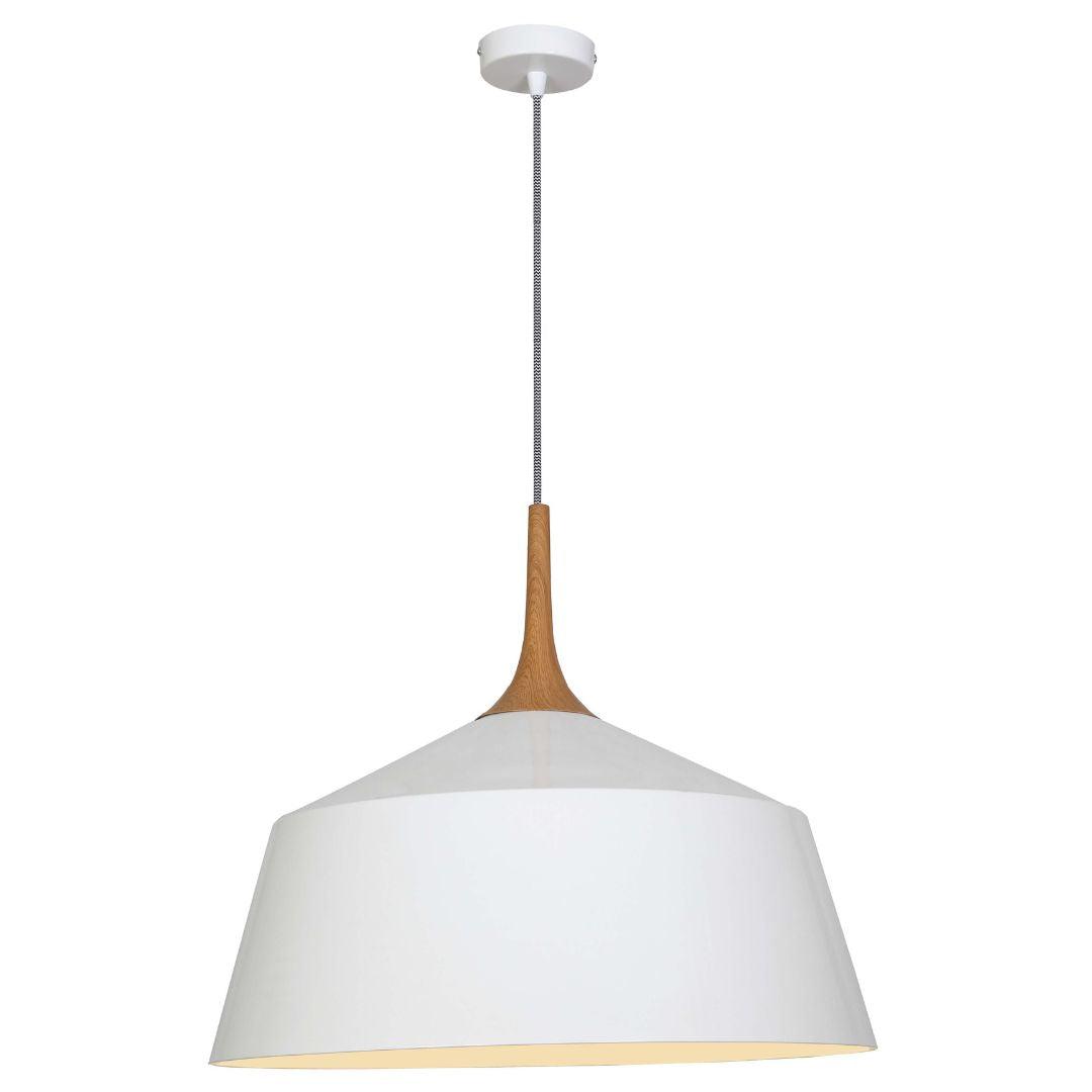 SOLO - Metal Wood Look Pendants - Replica Corinna Warm Circus - LARGE WHITE - V&M IMPORTS Australia