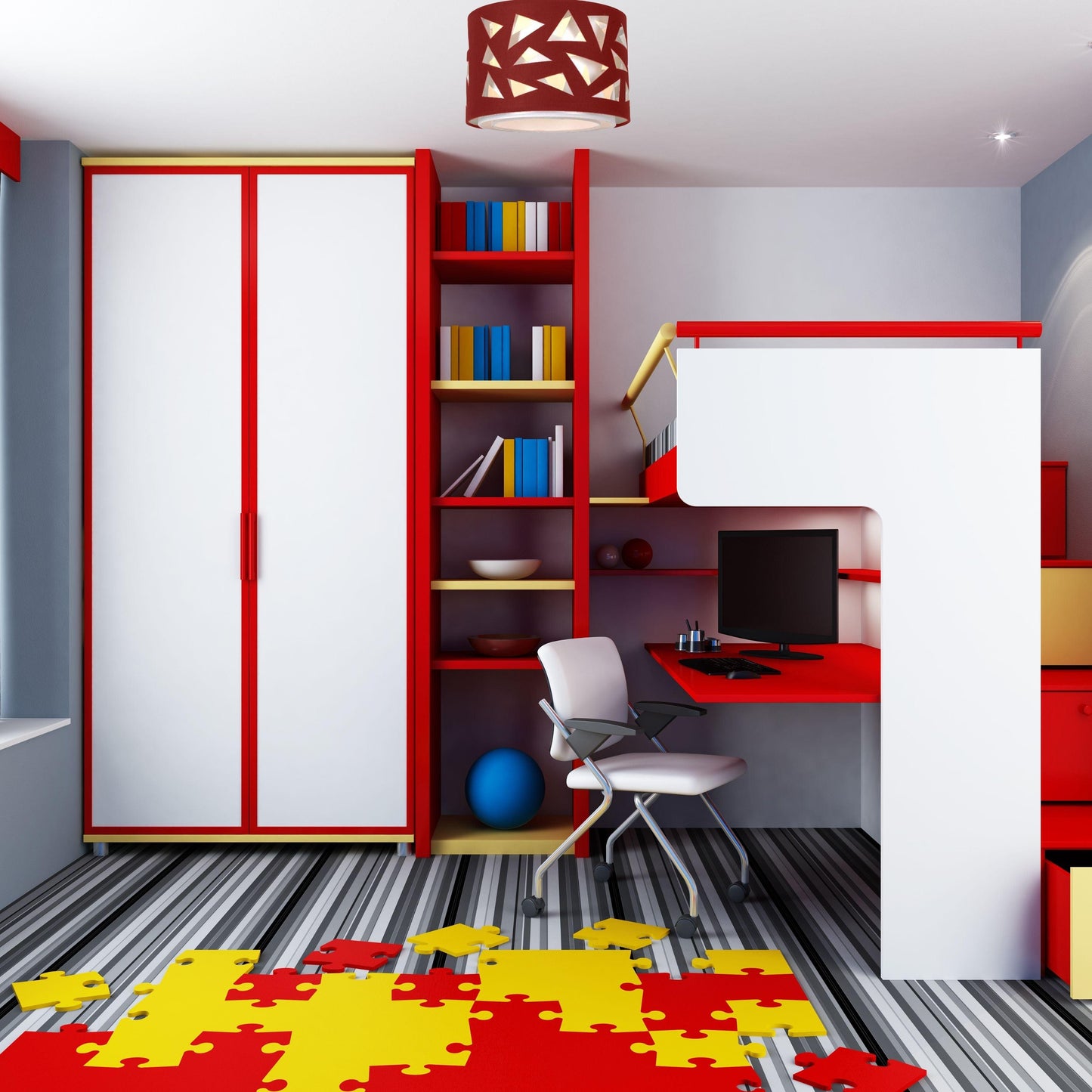 ALDO 30cm DIY Plum Red Cut Fabric Drum shade pendant CLEARANCE - V&M IMPORTS Australia