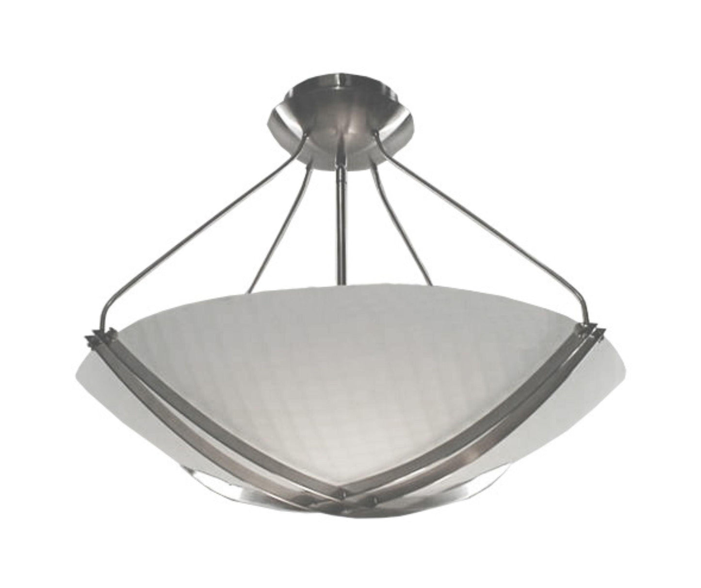 Arielle Brushed Chrome Close to Ceiling Pendant - V&M IMPORTS Australia