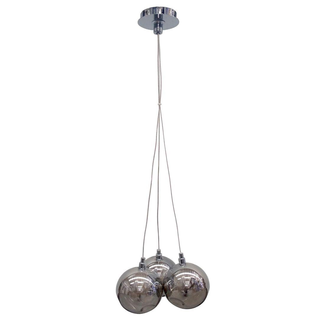 BOCCI - Replica Modern Glass Pendants - 3 Light Cluster - Grey Chrome - V&M IMPORTS Australia