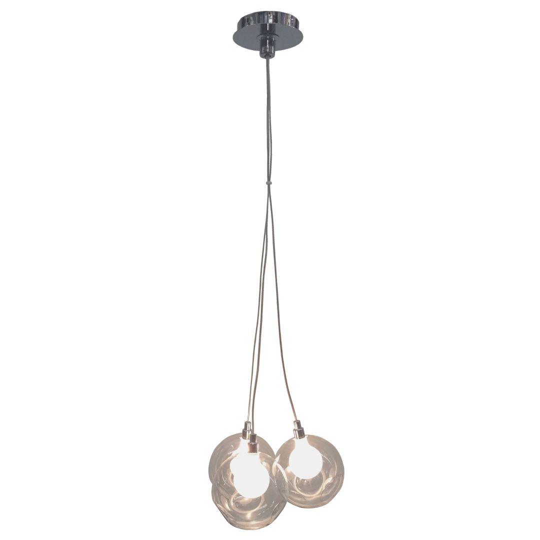 BOCCI - Replica Modern Glass Pendants -  3 Light Cluster - Clear - V&M IMPORTS Australia