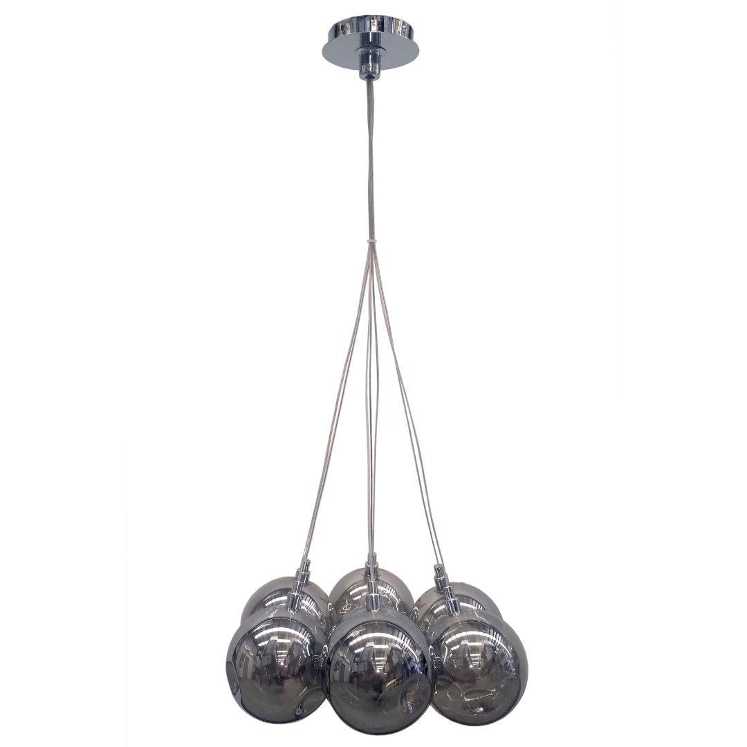 BOCCI - Replica Modern Glass Pendants - 7 Light Cluster - Grey Chrome - V&M IMPORTS Australia