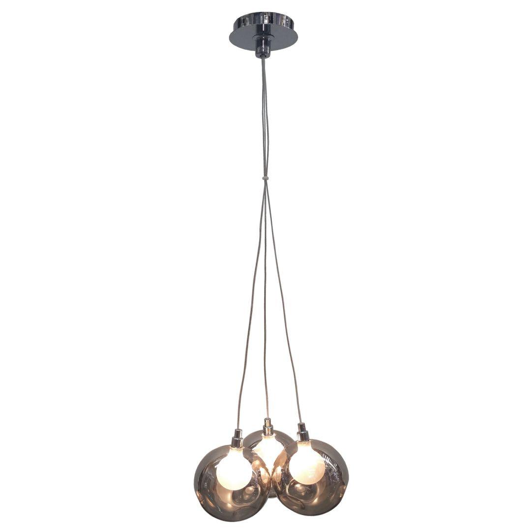 BOCCI - Replica Modern Glass Pendants - 3 Light Cluster - Grey Chrome - V&M IMPORTS Australia