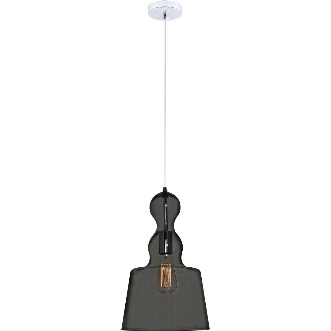 CAMPANA Grey / Chrome Glass Pendant - V&M IMPORTS Australia