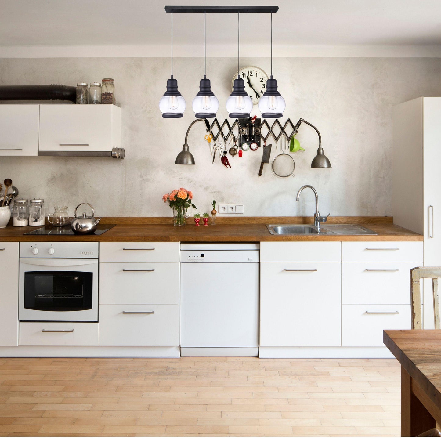 CARDHO - 4 Lights Glass Pendant - Replica Jeremy Pyles - V&M IMPORTS Australia