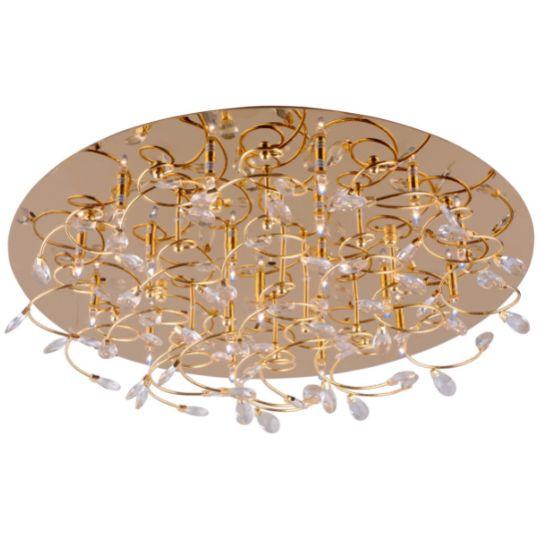Katie Square Flush Mount Chandelier- Gold - Large - V&M IMPORTS Australia