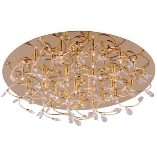 Katie Square Flush Mount Chandelier- Gold - Large - V&M IMPORTS Australia