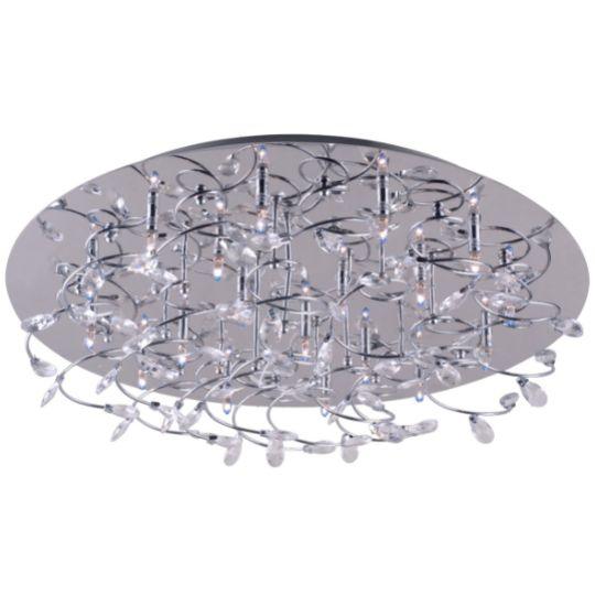 Katie Square Flush Mount Chandelier- Chrome - Large - V&M IMPORTS Australia