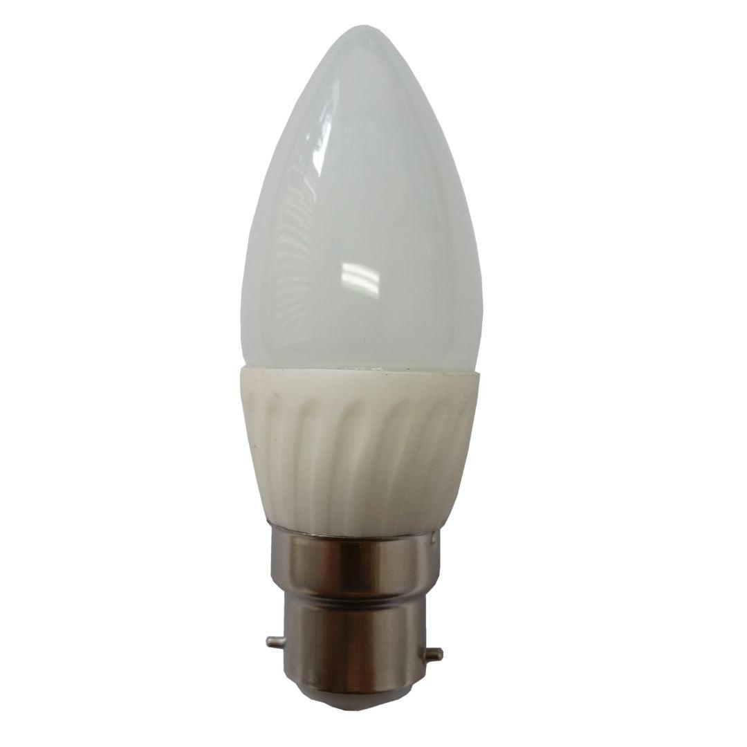 LED Globe 4Watt B22 Candle Frosted Cool White 6400K - V&M IMPORTS Australia