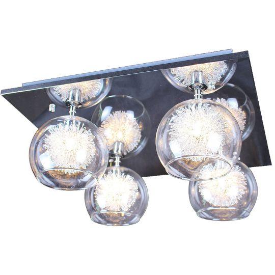 METEOR - 4 Light - CTC - FLUSH - Clear Glass - V&M IMPORTS Australia