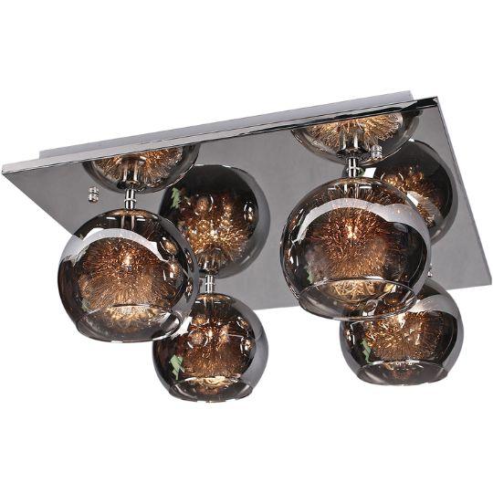 METEOR - 4 Light - CTC - FLUSH - Grey / Chrome - V&M IMPORTS Australia