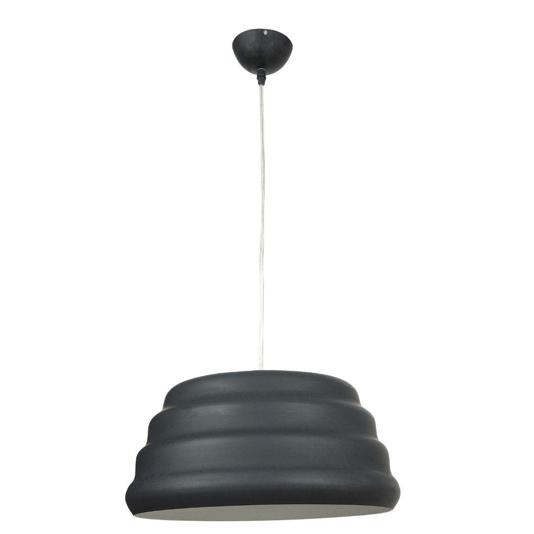 MIKI - Industrial Aluminium Pendant Matte Black - V&M IMPORTS Australia