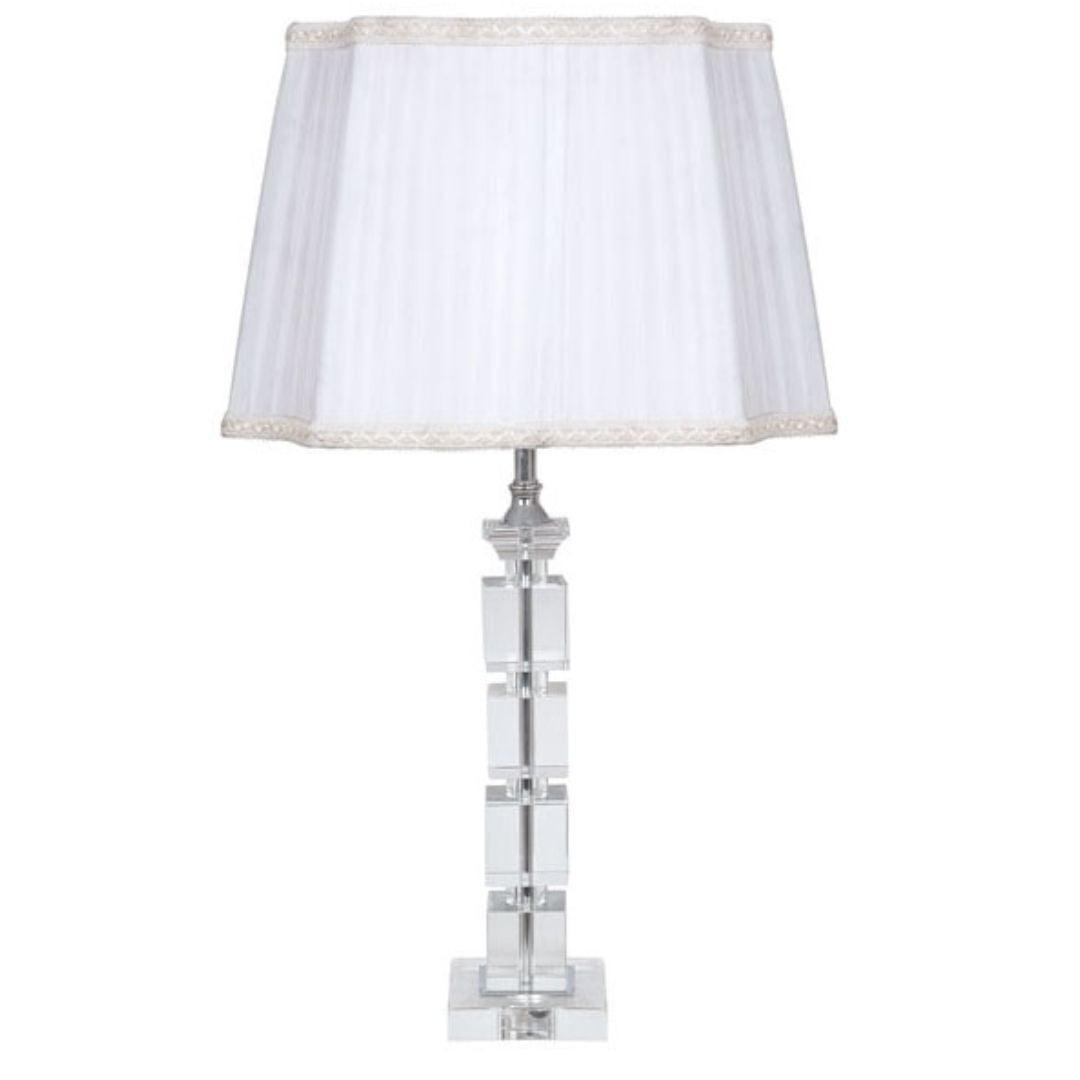ORIENTAL - Hard Polished Lead Crystal Table Lamp - V&M IMPORTS Australia