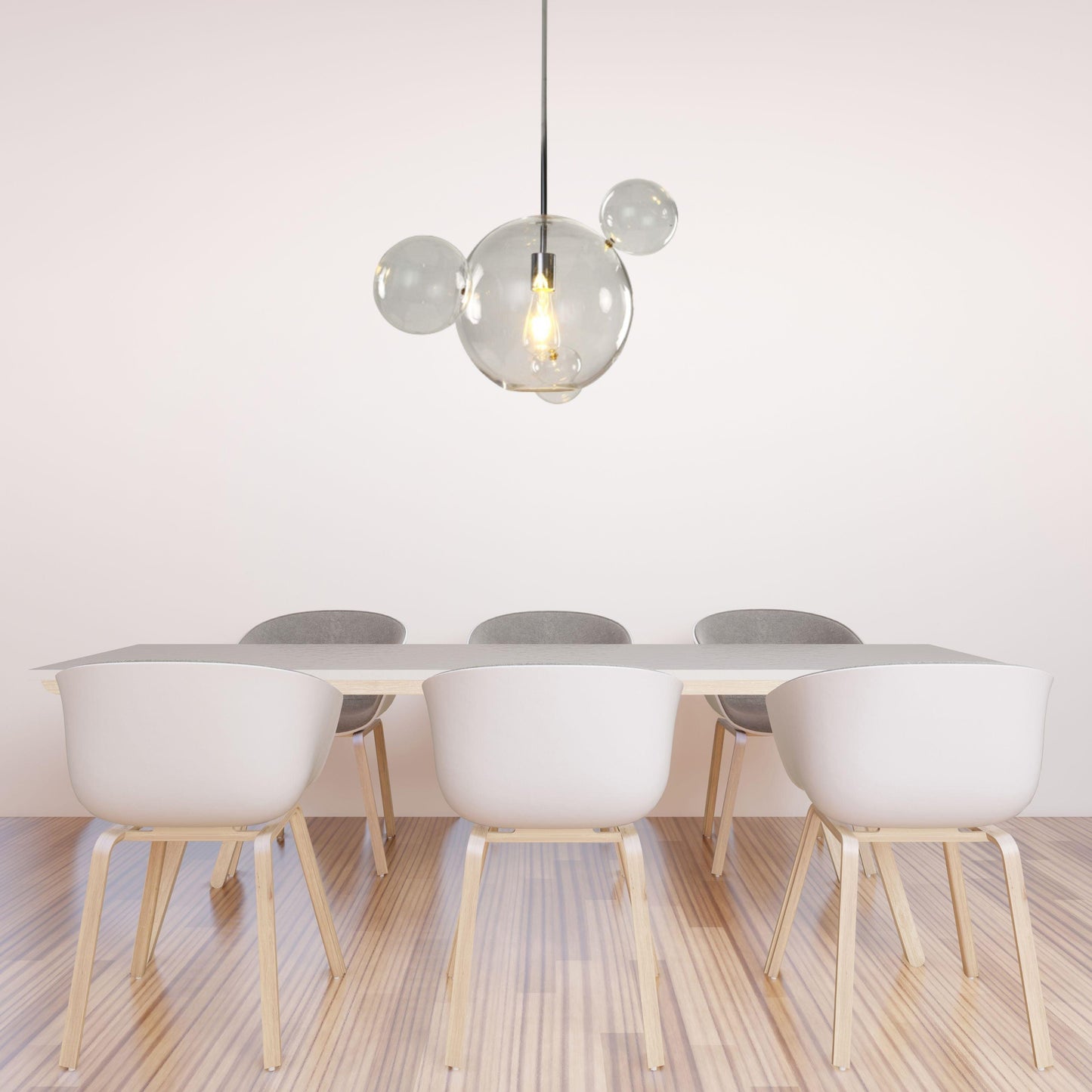 PLANET - Vintage Industrial Glass Pendants - Replica Jeremy Pyles - Clear - V&M IMPORTS Australia