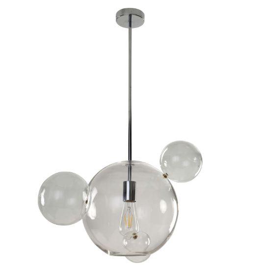 PLANET - Vintage Industrial Glass Pendants - Replica Jeremy Pyles - Clear - V&M IMPORTS Australia