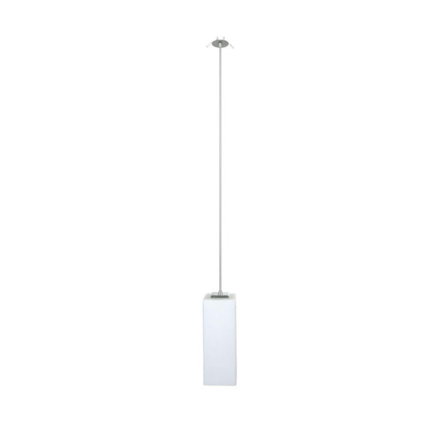 Quadro 1 Light Square White Glass Pendant Light - V&M IMPORTS Australia