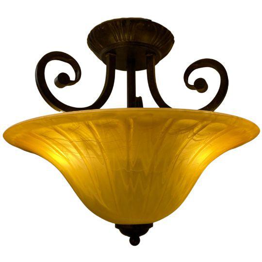 Umbria 3lt Semi Flush Mount Pendant in Tuscan Bronze - V&M IMPORTS Australia