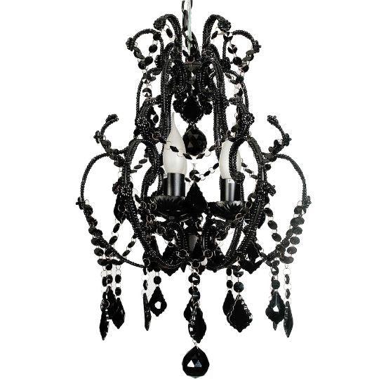 Venice Black Chic Crystal Chandelier Pendant - 3 Light - V&M IMPORTS Australia