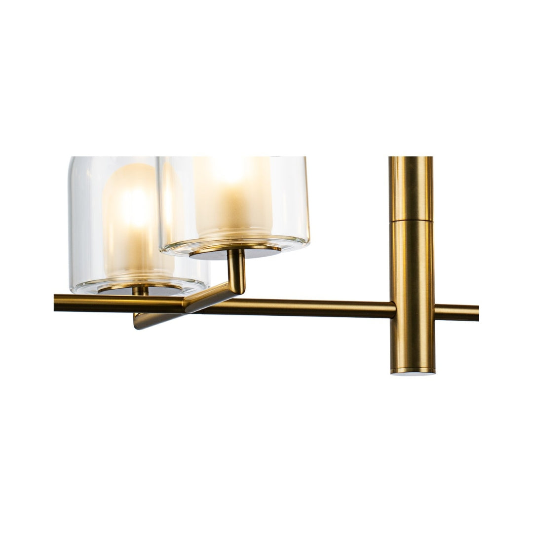 EURO Satin Brass LED Pendant Light - 10 Light ** New Arrival **