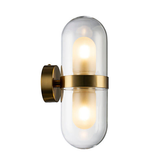 EURO Satin Brass LED Wall Light - 2 Light ** New Arrival **