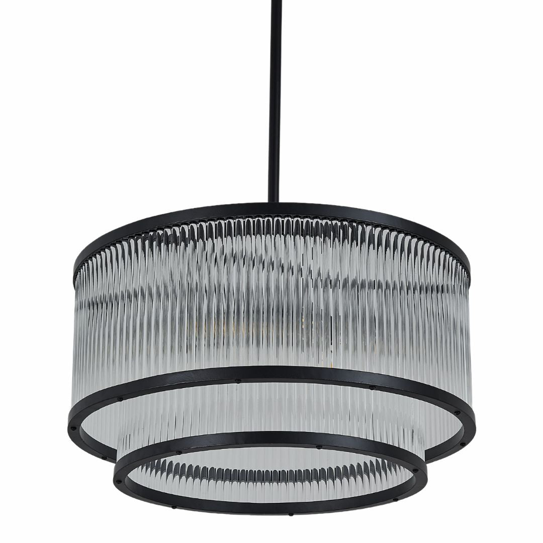 CREMONA ROUND PENDANT LIGHT MATT BLACK **New Arrival**