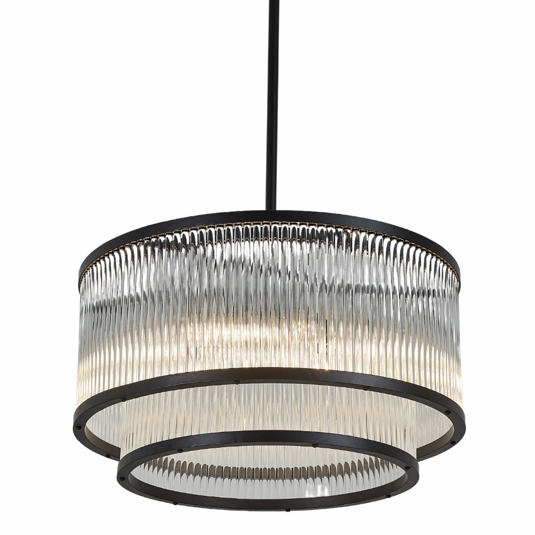 CREMONA ROUND PENDANT LIGHT MATT BLACK **New Arrival**