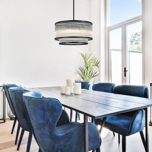 CREMONA ROUND PENDANT LIGHT MATT BLACK **New Arrival**