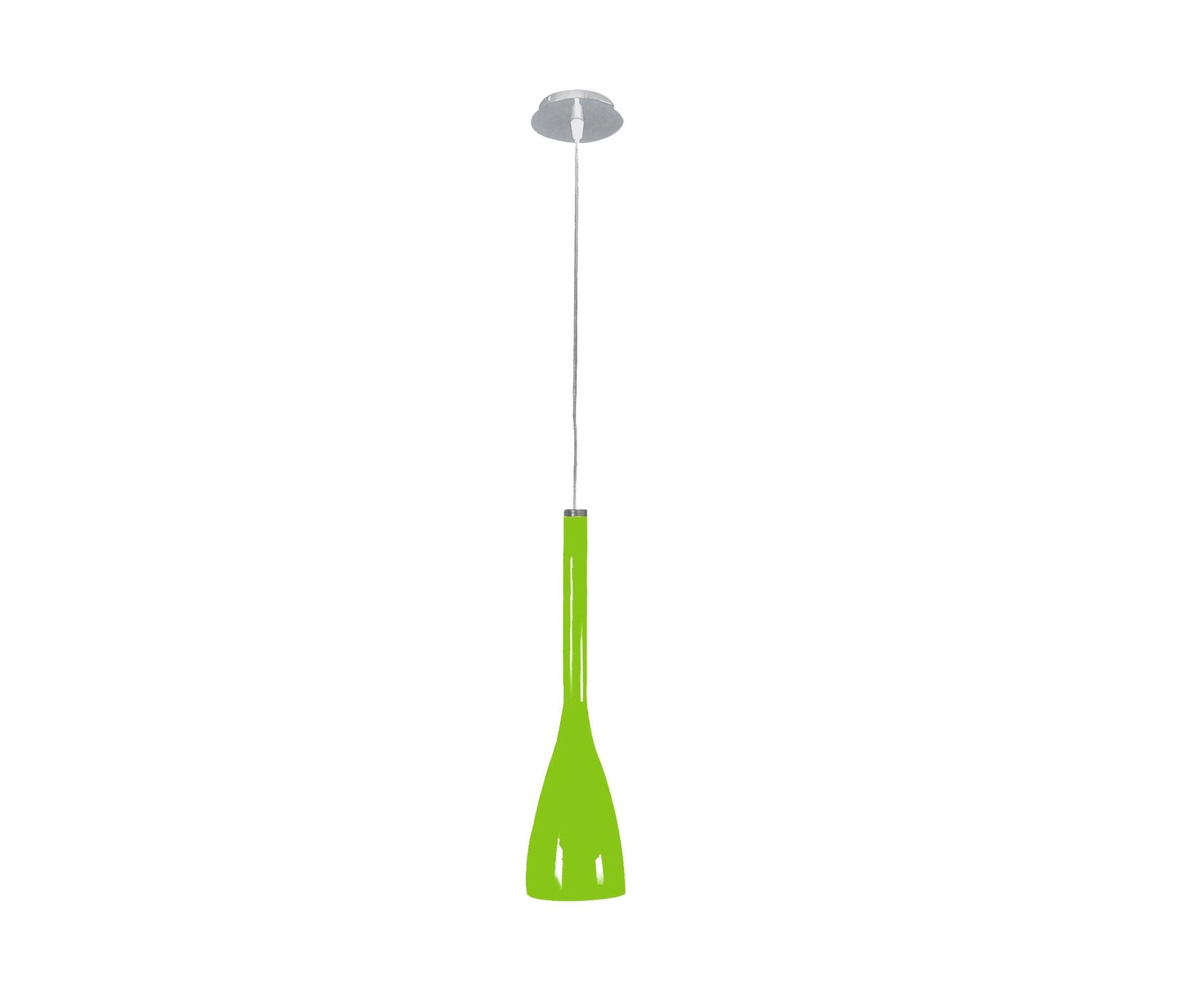 Coco 1 Light Lime Green Glass Pendant - V&M IMPORTS Australia