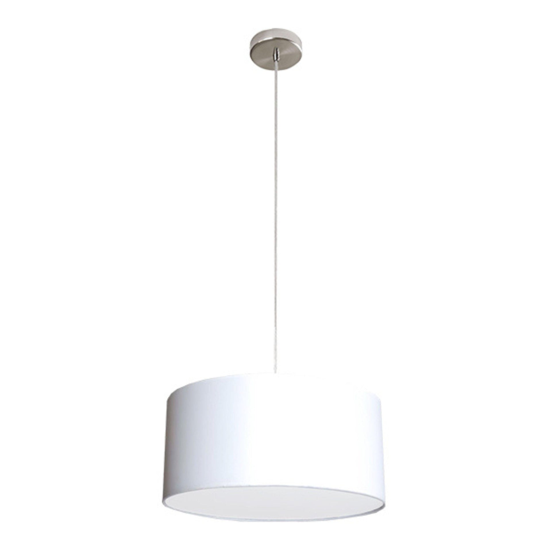 Marco 40cm White 2 Light Drum Pendant - V&M IMPORTS Australia