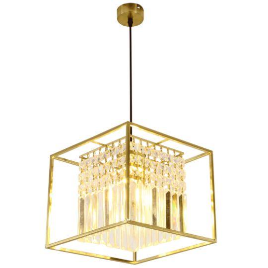 Tael Crystal Pendants - Satin Gold - 3 Light - Large - V&M IMPORTS Australia