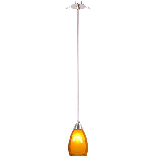NIKI - Twin Glass - One Light Pendant - Amber/Orange - V&M IMPORTS Australia