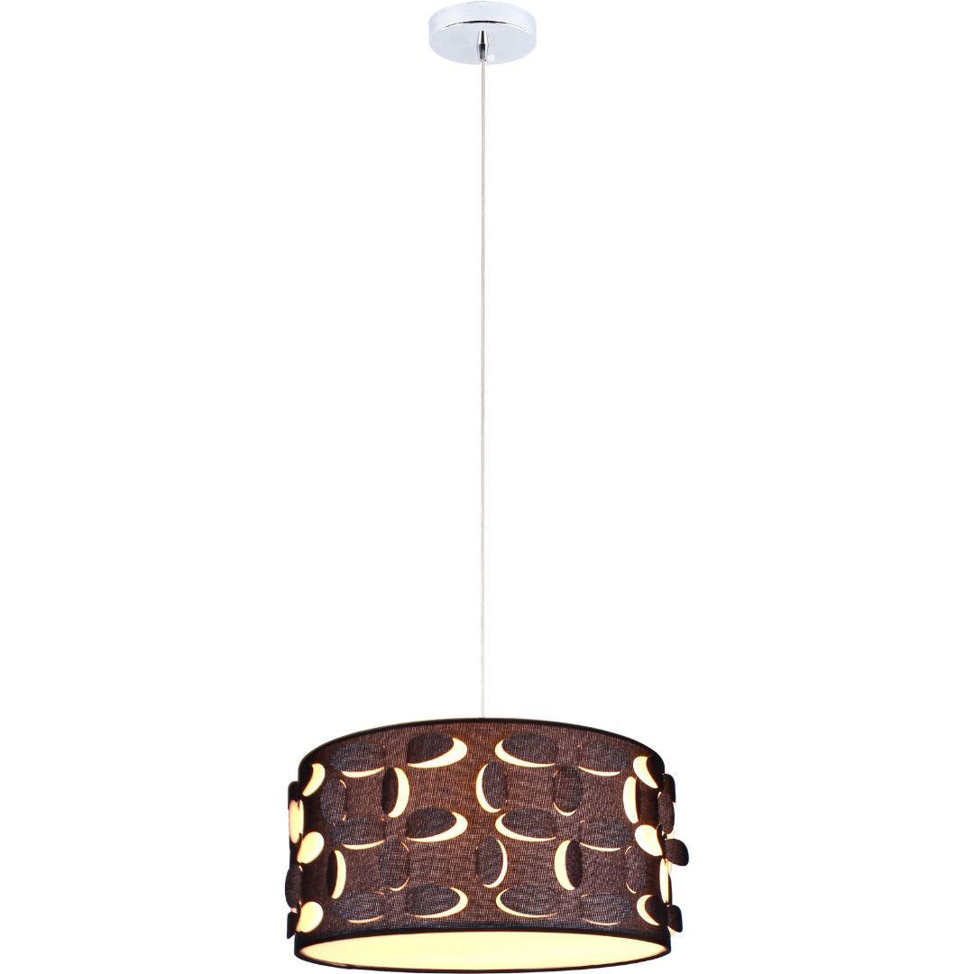 Buko 50cm Black Fabric Drum Pendant - V&M IMPORTS Australia