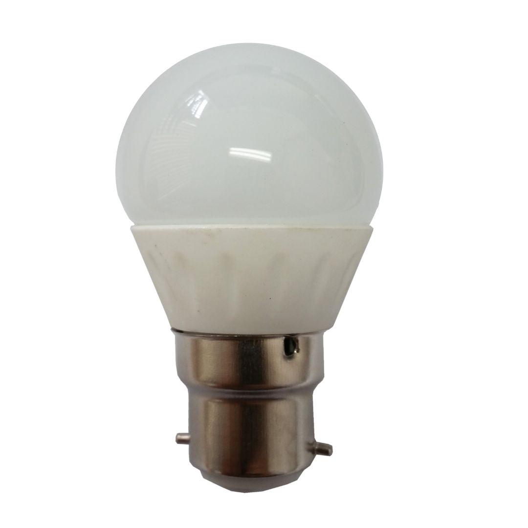 LED Globe 4Watt B22 Fancy Round Frosted Cool White 6400K - V&M IMPORTS Australia