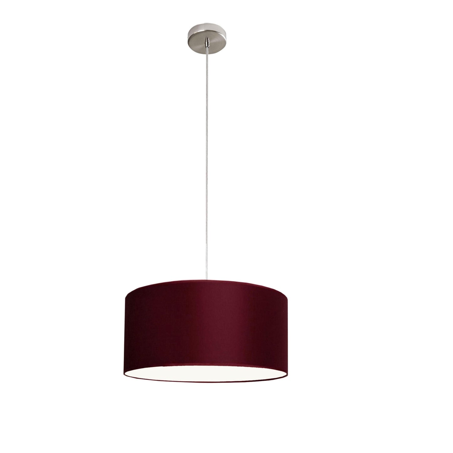 Marco 40cm Burgundy 2 Light Drum Pendant Light - V&M IMPORTS Australia