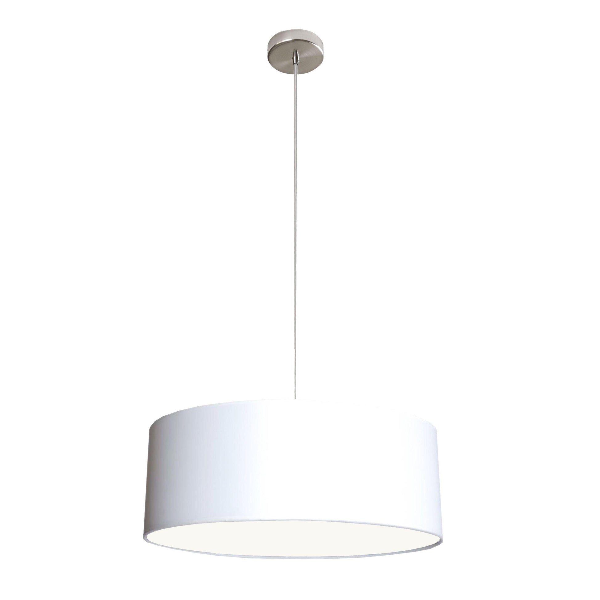 Marco 50cm White 3 Light Drum Pendant - V&M IMPORTS Australia