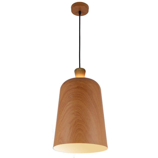 MELO - Open Top in Oak - Metal Shade Pendant OAK - V&M IMPORTS Australia