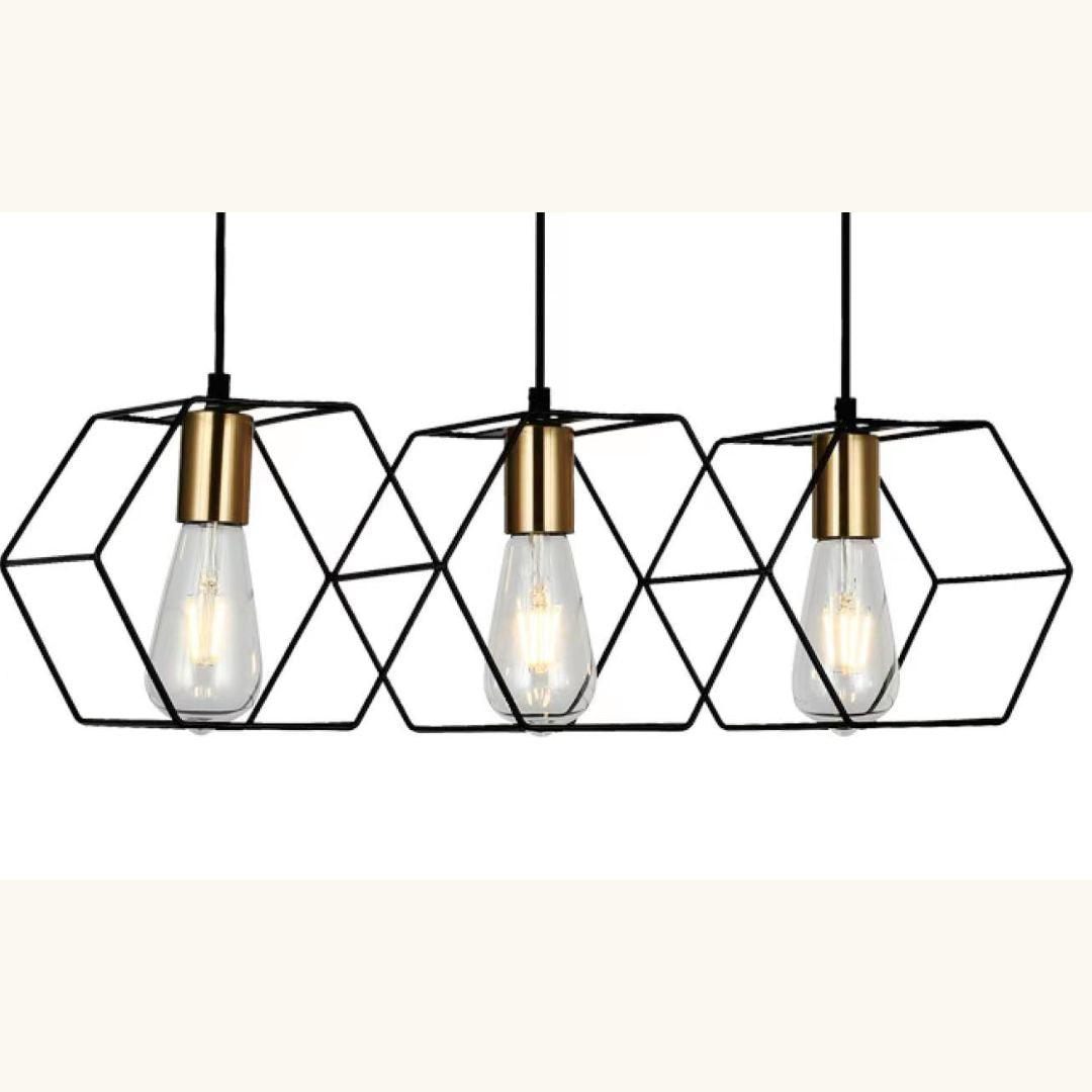 OCTO Matte Black Pendant Light - 3 Light ** New Arrival ** - V&M IMPORTS Australia