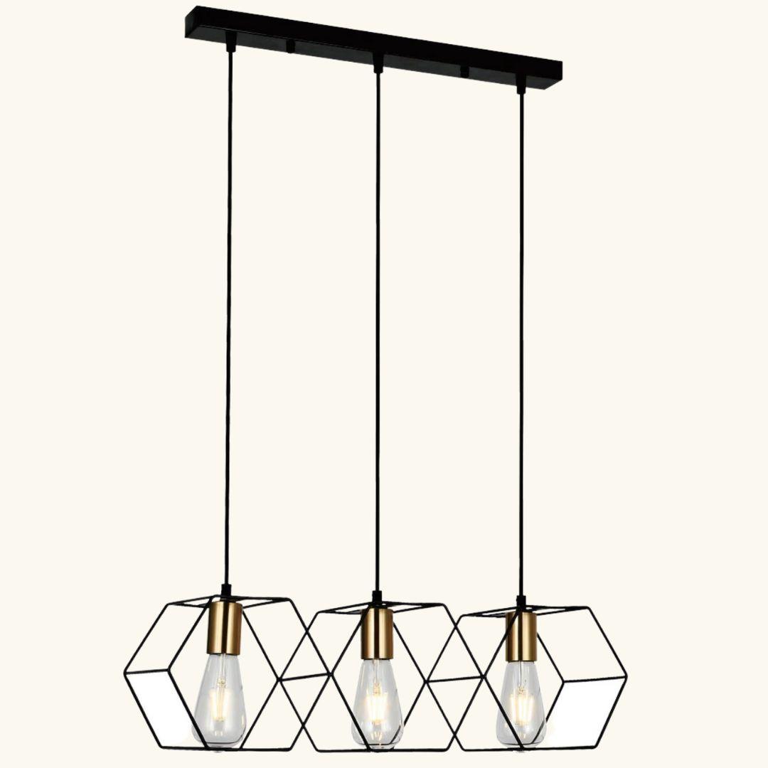 OCTO Matte Black Pendant Light - 3 Light ** New Arrival ** - V&M IMPORTS Australia