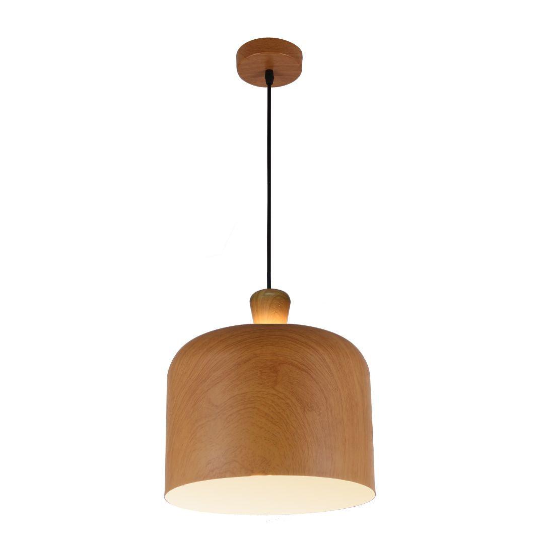 PORTO - Open Top Oak - Metal Shade Pendant - OAK - V&M IMPORTS Australia