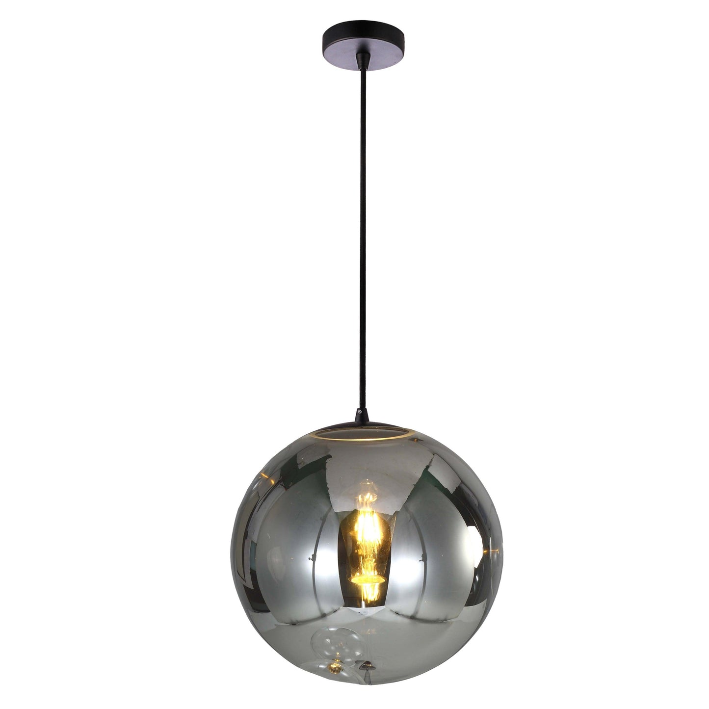 SFERA - 1 light 250mm Grey Chrome Glass Ball Pendant - V&M IMPORTS Australia