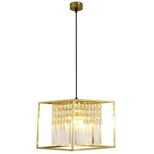 Tael Crystal Pendants - Satin Gold - 3 Light - Large - V&M IMPORTS Australia